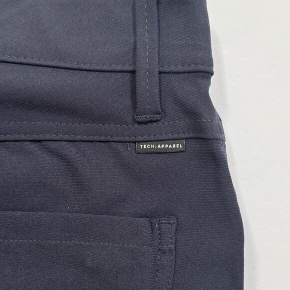 Projek Raw TECH:APPAREL Mens Pants 32 Navy 360° Stretch Zip Pocket Anti-Slip NWT - Picture 5 of 11